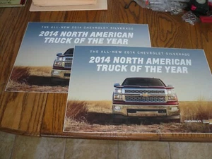 Poster originale Chevy Silverado camion nordamericano dell'anno 2014 - 2 per 1 - Foto 1 di 2