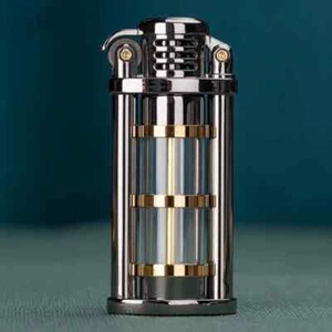 New ZORRO Old-fashioned Grinding Wheel Lighter Transparent Oil Tank Windproof - Picture 1 of 27