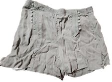 Elevensies Anthropologie Green Shorts Size 4
