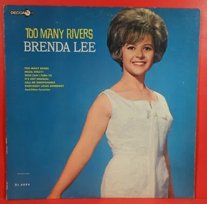 BRENDA LEE TOO MANY RIVERS LP 1965 MONO ORIGINAL PRESS NICE CONDITION VG/VG+!! - Picture 1 of 5