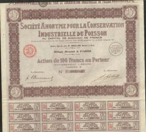 CONSERVATION INDUSTRIELLE DU POISSON (W) - Picture 1 of 1
