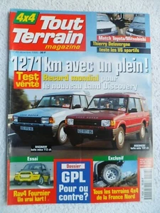 4X4 TOUT TERRAIN N°89 12/1996 LAND DISCOVERY BOITE AUTO TOYOTA MITSUBISHI RAV4  - Imagen 1 de 4