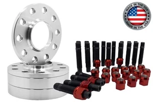 BMW Staggered Spacers (2) 12mm & (2) 20mm with Racing Stud Conversion Kit 12x1.5 - Picture 1 of 4