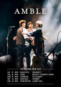 Amble UK Tour 2025 A3 A4 Print Poster Unframed - Bild 1 von 1