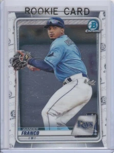 WANDER FRANCO ROOKIE CARD Bowman CHROME PROSPECTS RC Baseball TAMPA BAY RAYS! - Bild 1 von 2