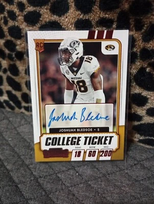 B7 2021 Panini Contenders Draft Picks - College Ticket Autographs #255 Joshuah - Image 1 of 2