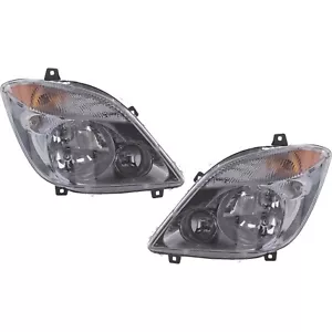 Headlight Set For 2007-2009 Dodge Sprinter 2500 Left & Right Side w/ bulb - Picture 1 of 12