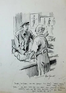Punch Magazine Illustration Dated 24.11.1920, Bert Thomas (1883 - 1966) - Picture 1 of 1