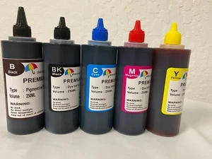 Refill ink for Epson 273 273XL XP-600 XP-610 XP-620 XP-800 XP-810 XP-820 5x250ml - Picture 1 of 2