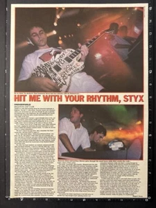 UNDERWORLD - BRIGHTON ZAP CLUB REVIEW 15X11" 1994 Press Advert Poster L286 - Bild 1 von 1