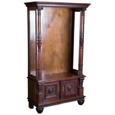 Q'Antique Elegante Cabinet from the Wilhelminian Era Um 1880 Mahogany Veneered