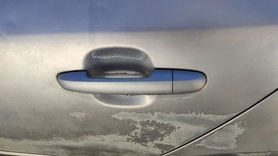 Manija de puerta exterior trasera izquierda conductor Hyundai Sonata 06-10 H1 azul plateado Foto 1 de 4