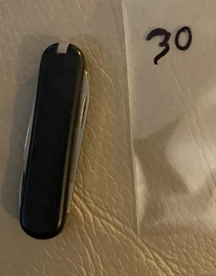 Small Swiss Army Knife - Black 58mm   No emblem #30 - Image 1 of 3