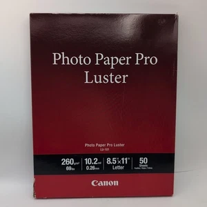 Carta fotografica Canon LU-101 Pro Luster (8,5 x 11"), 50 fogli #6211B004 - Foto 1 di 3