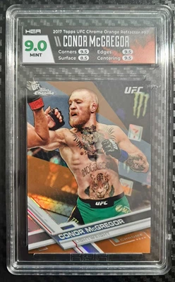 Conor Mcgregor 2017 Topps UFC Chrome Orange Refractor #97 21/25  1ST EVER CHROME - Image 1 of 2