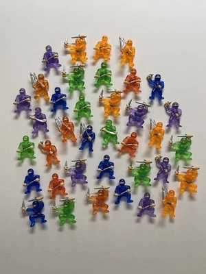 2000’s Vinyl Ninja Warrior Fighter Toys Collectible Vending Machine Lot Of 37!  - Image 1 of 2