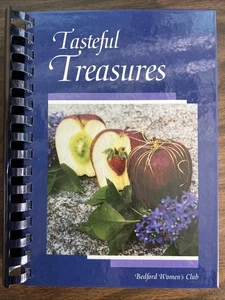 Tasteful Treasures Cookbook Hardcover Bedford Women's Club New Hampshire Recipes - Picture 1 of 5