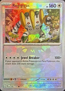 Pokemon TCG Regigigas (Master Ball Pattern) 086/131 Prismatic Evolutions - Picture 1 of 1