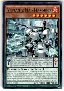 Yugioh! Vaylantz Mad Marquess - TAMA-EN007 - Rare - 1st Edition Near Mint, Engli - Picture 1 of 2