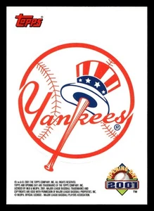 2001 Topps Opening Day New York Yankees # Sticker New York Yankees - Bild 1 von 1