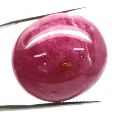 85.17 CT. Heated Red Ruby Madagascar Oval Cabochon - Image 1 of 4
