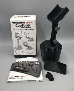 WeatherTech Cupfone avec rallonge et boutons billet aluminium neuf boîte ouverte 8ACF1EDG - Photo 1 sur 14
