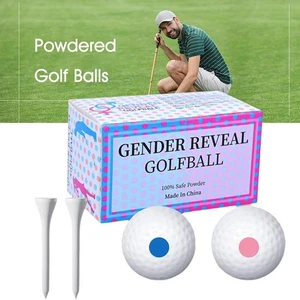 Gender Reveal Golf Balls Baby Gender Reveal Parties Balls t HJ2S Exploding S4E5 - Picture 1 of 10