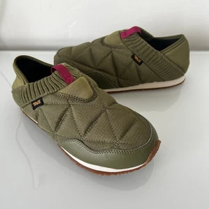 Teva ReEmber olivgrüne Camp Slipper Slipper Damen 7 neu ohne Etikett - Bild 1 von 9