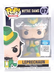 Lou Holtz Autographed Notre Dame Funko Pop Figurine #7- Beckett W Hologram - Picture 1 of 3