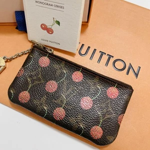 Hermoso Estuche para Monedas Louis Vuitton Pochette Cre Colaboración Murakami Takashi - Imagen 1 de 8