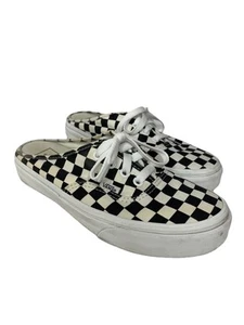 Vans Checkerboard Slipper Damen 7,5 Herren 6 Freizeit schwarz weiß - Bild 1 von 13