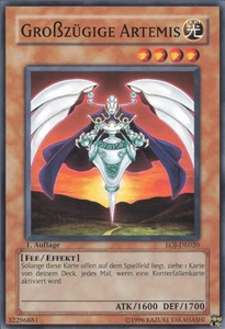 YuGiOh Großzügige Artemis EOJ-DE020 Common NM 1st - Bild 1 von 2
