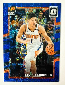2017-18 Donruss Optic Devin Booker BLUE Velocity Card #117 Suns Star! - Picture 1 of 3
