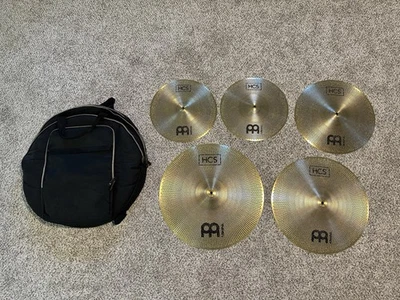 Meinl Cymbals HCS Practice Cymbal Set - 14/16/18/20-inch With Cymbal Bag NICE - Image 1 of 4