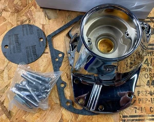 Chrome Cam Engine Case Cover 93-99 Harley Evo Softail Dyna Touring FLH 25256-93A - Picture 1 of 8