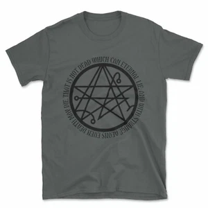 Necronomicon Symbol T Shirt | Lovecraft Horror Cthulhu Mythos D&D Roleplay Gift - Picture 1 of 7