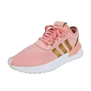 Adidas U Path Grundschule Mädchen Schuh 6 Glory Pink Rose Gold Weiß Laufen Sport - Bild 1 von 13