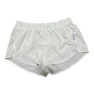 Old Navy Active Mujer Blanco 3” Talla L Corto Secado Rápido Almacenamiento Bolsillo 4 Vías Elastizado - Imagen 1 de 10