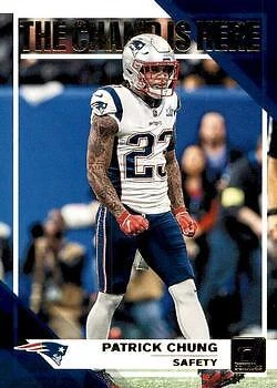 Patrick Chung 2019 Donruss - The Champ is Here #CH-12 - New England Patriots - Image 1 of 2