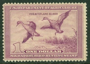 EDW1949SELL : USA 1938 Scott #RW5 Mint OG. Natural gum crease. Retail - Picture 1 of 2