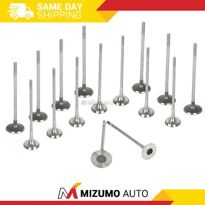 Intake Exhaust Valves Fit 09-11 Chevrolet Aveo Pontiac G3 1.6 DOHC LXV LUW - Изображение 1 из 4