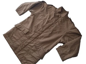 Vintage RARE MODA POLSKA WARSZAWA Long Beautiful Tan Coat Jacket 🧥🧥🧥 26"X39" - Picture 1 of 12