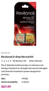 Revitanail 2 Step Nail Kit Rrp$27.50 Sell $24 Delivered - Picture 1 of 3