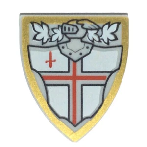 NEW LEGO - Shield - Triangular St. George's Cross x 1 - 45023 10214 - Picture 1 of 2