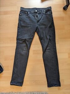 Jeans Schwarz H&M Herren Hose Gr. 31 Slim Fit | Denim | Selten getragen