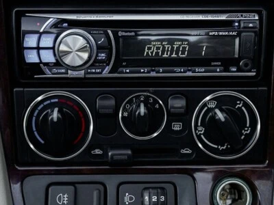 For Mazda MX-5 MX5 NB 1998-2005 Chrome Heater Rings Dashboard Alloy Surrounds x3 - Image 1 of 4