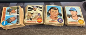 MLB Vintage Lot 1968 Topps Baseball 121 Cards Commons Some RCs P-VG Condition - Picture 1 of 6