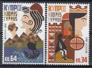 Cyprus .2022 EUROPA CEPT.Stories & Myths.2 ST MNH - Picture 1 of 1