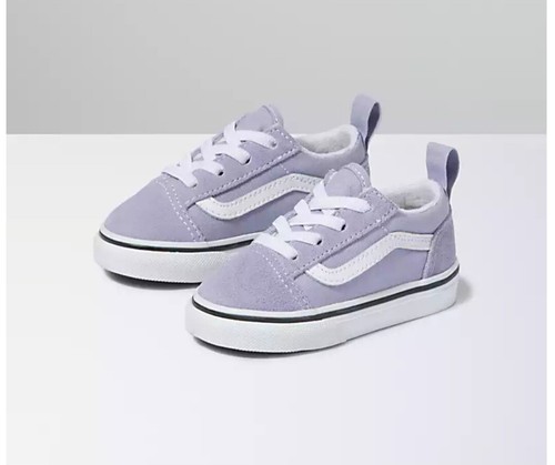 VANS Oldol Skoo Elasuid Languid vero lavand biancoe ragazze ragazz ta 8Tovo nuo contola