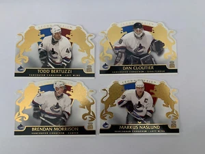 Lot of  4 - 2002-03 Crown Royale VANCOUVER CANUCKS - Naslund, Bertuzzi ++ - Picture 1 of 2